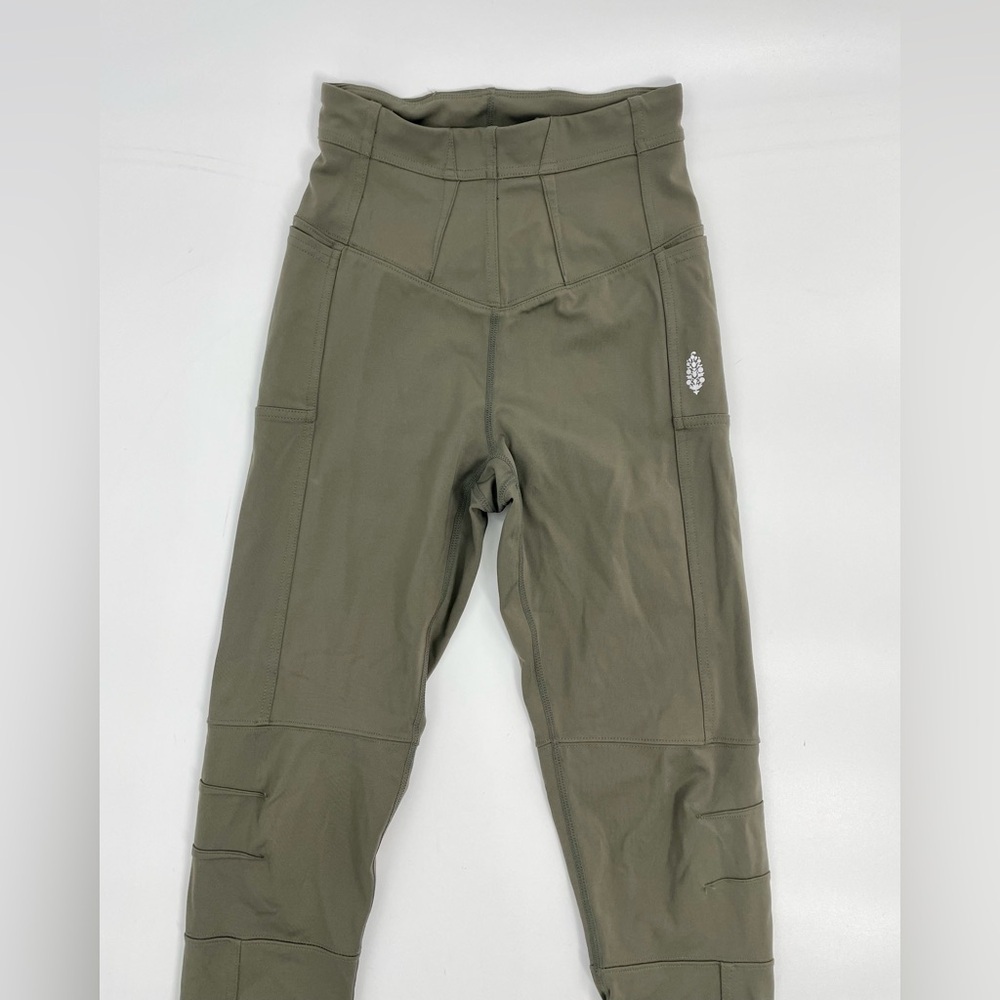 Fp Movement Keep It Up High Rise 7/8 Army Green A… - image 3